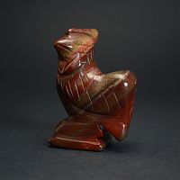 Фигурка Петуха 45 мм из яшмы красной