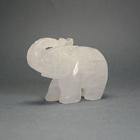 Фигурка Слона 75 мм из горного хрусталя