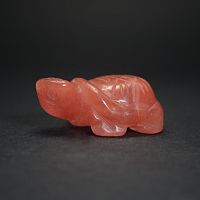 Фигурка Черепахи 45 мм из кварца красного