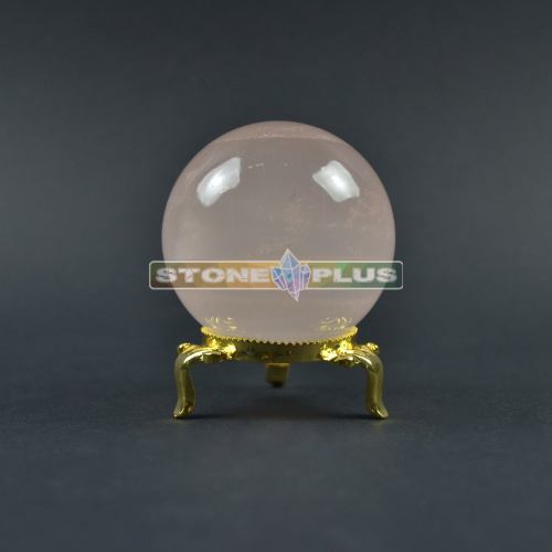 Шар розовый кварц 64-66 мм