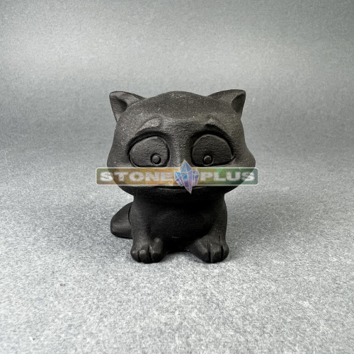 Фигурка Кот мультяшный Обсидиан Фигурка Кот мультяшный Обсидиан