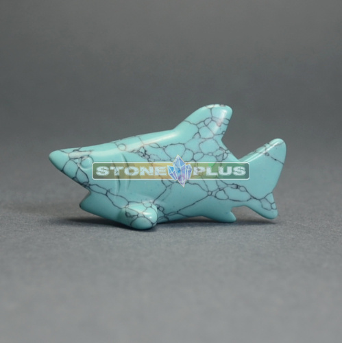 Фигурка Акула 50 мм из говлита голубого