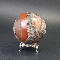 Шар яшма серо-красная 60-62 мм