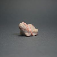 Фигурка Лягушка 30 мм из родохразита