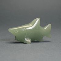 Фигурка Акула 50 мм из авантюрина зелёного