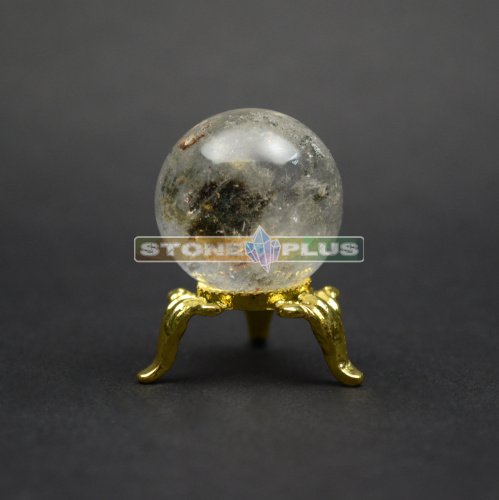 Шар горный хрусталь с породой 24-26 мм