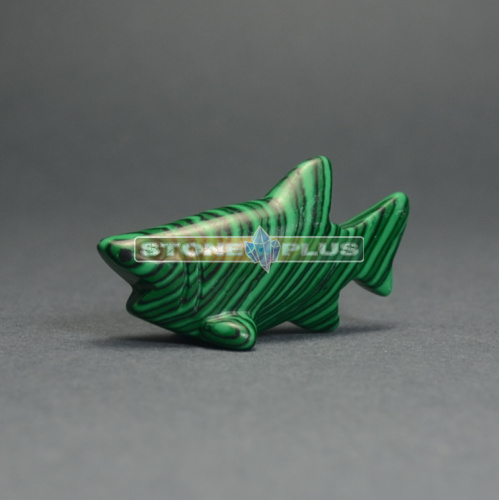 Фигурка Акула 45 мм из малахита(имитация)