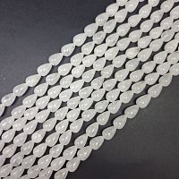Нить Горный хрусталь капля 10x15, 37 ±2 см