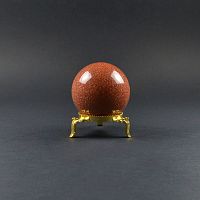 Шар авантюрин коричневый (имитация) 52-54 мм
