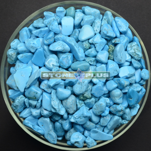 Говлит голубой галтовка 15 - 20 мм / 1 упаковка - 100 гр