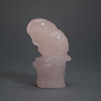 Фигурка Попугай из розового кварца 45 мм