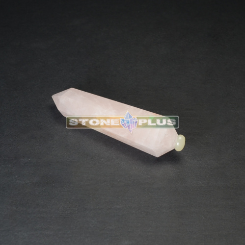 Кристалл розовый кварц двухсторонний 69 гр №1