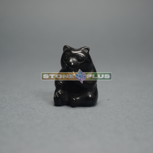 Фигурка Медведя 30 мм из обсидиана