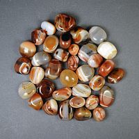 Сардоникс галтовка / 1 упаковка - 100 гр