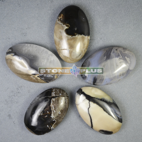 Агат вулканический (овалы) / 1 упаковка - 100 гр