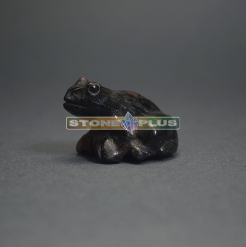 Фигурка Лягушка 35 мм из обсидиана 