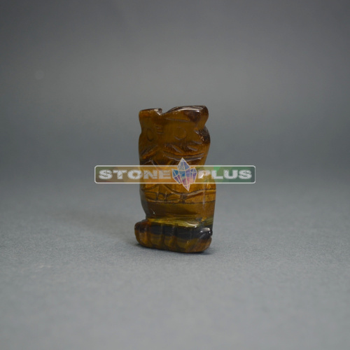 Фигурка Совы 45 мм из тигрового глаза