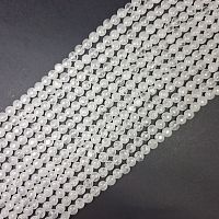 Нить горный хрусталь круг 5х8, 38 ±2 см