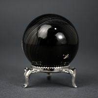 Шар агат черный 38-40 мм