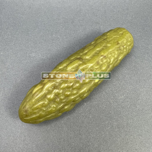 Огурец большой из натурального камня кальцит