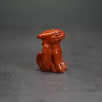 Фигурка Дракон из яшмы красной 25 мм