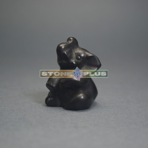 Фигурка Слона 30 мм из обсидиана