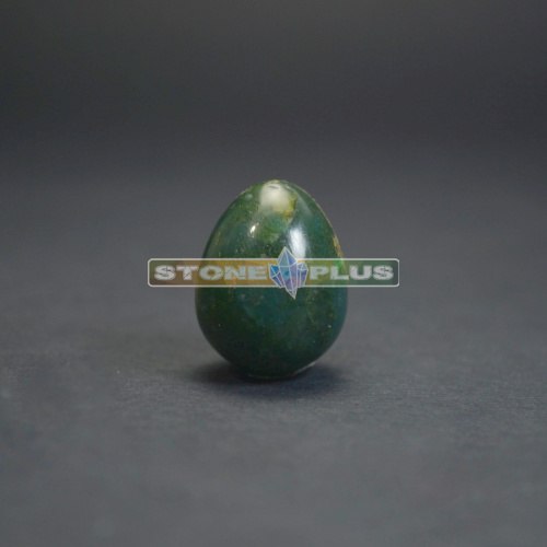 Яйцо из агата зелёного (моховой)