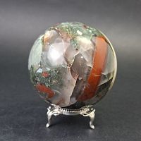 Шар яшма серо-красная 64-66 мм