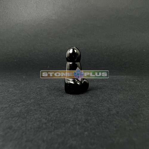 Сувенир Прикол 28 мм - обсидиан