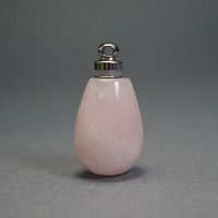 Бутылочка капля из розового кварца