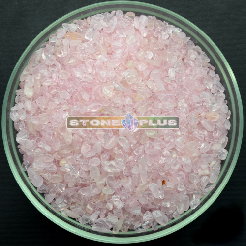 Розовый кварц галтовка 3 - 10 мм / 1 упаковка - 100 гр