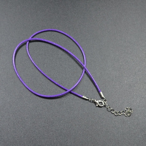 Шнурок фиолетовый плетёный