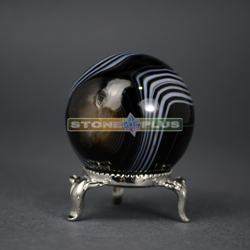 Шар агат черный 40-42 мм