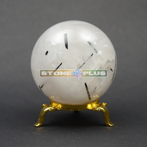 Шар кварц с турмалином 64-66 мм