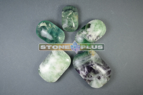 Флюорит снежный (овалы) / Упаковка - 100 гр.