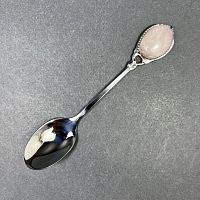 Ложка с камнем Розовый Кварц