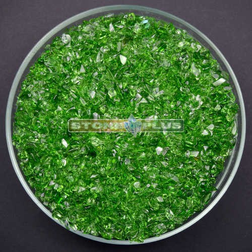 Галтовка Улексит зеленый 3-5 мм / 1 упаковка - 100 гр