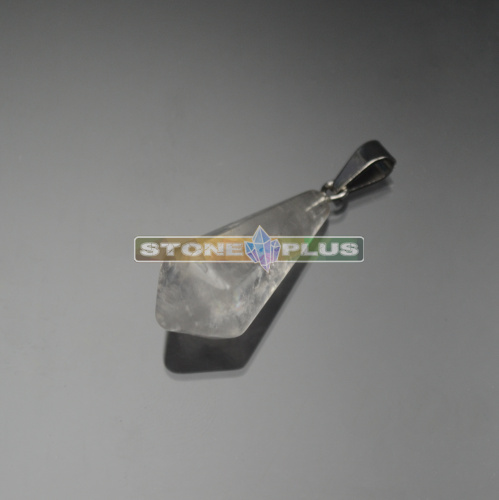 Подвеска граненая Маятник - горный хрусталь