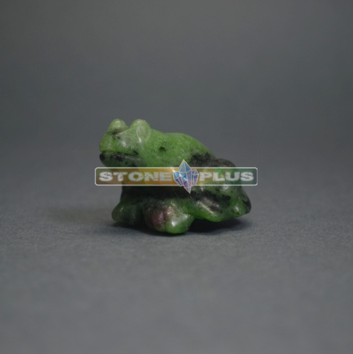 Фигурка Лягушка 35 мм из цоизита