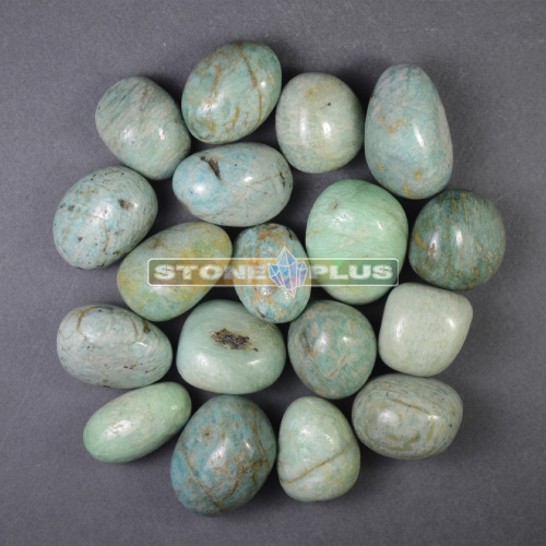 Амазонит галтовка / 1 упаковка - 100 гр