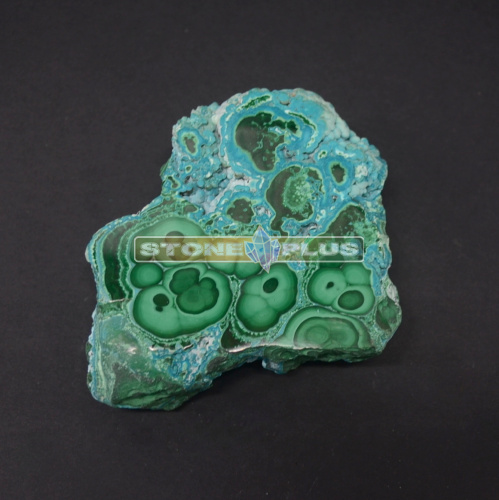 Срез Малахит с хризоколлой №2  428 гр