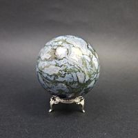 Шар агат моховой 1с 64-66 мм