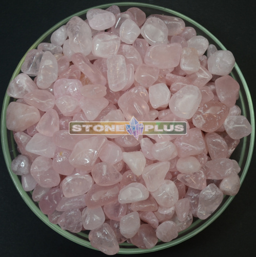 Розовый кварц А галтовка 10 - 20 мм / 1 упаковка - 100 гр