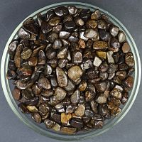 Бронзит галтовка 10 - 15 мм / 1 упаковка - 100 гр