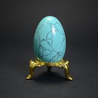 Яйцо из говлита голубого