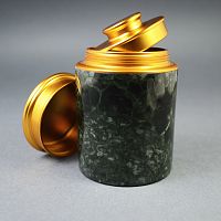 Банка под чай из змеевика
