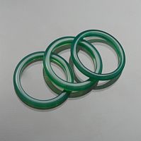 Кольцо из авантюрина зеленого  3*17-18 мм