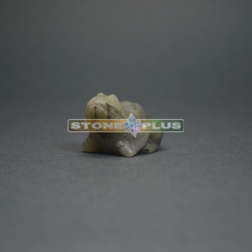 Фигурка Лягушка 30 мм из лабрадорита