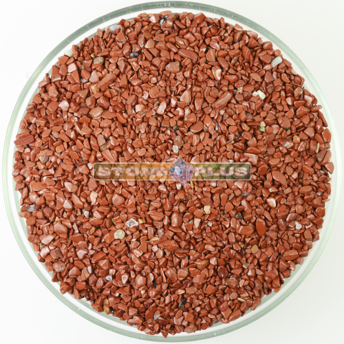 Яшма красная галтовка 3-5 мм / 1 упаковка - 100 гр