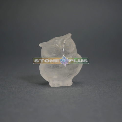 Фигурка Совы 30 мм из горного хрусталя